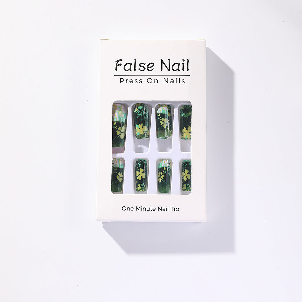Botanical Design Acrylic Nails Kalsten