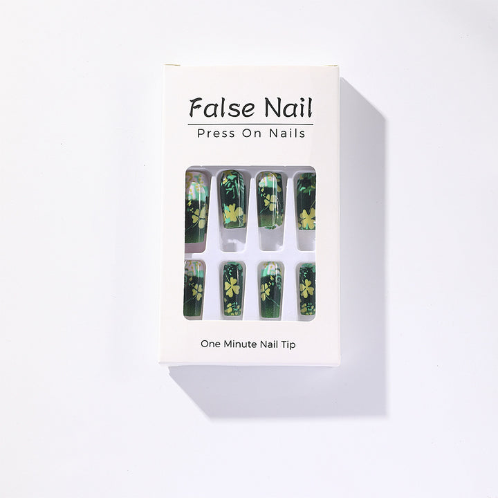 Botanical Design Acrylic Nails Kalsten