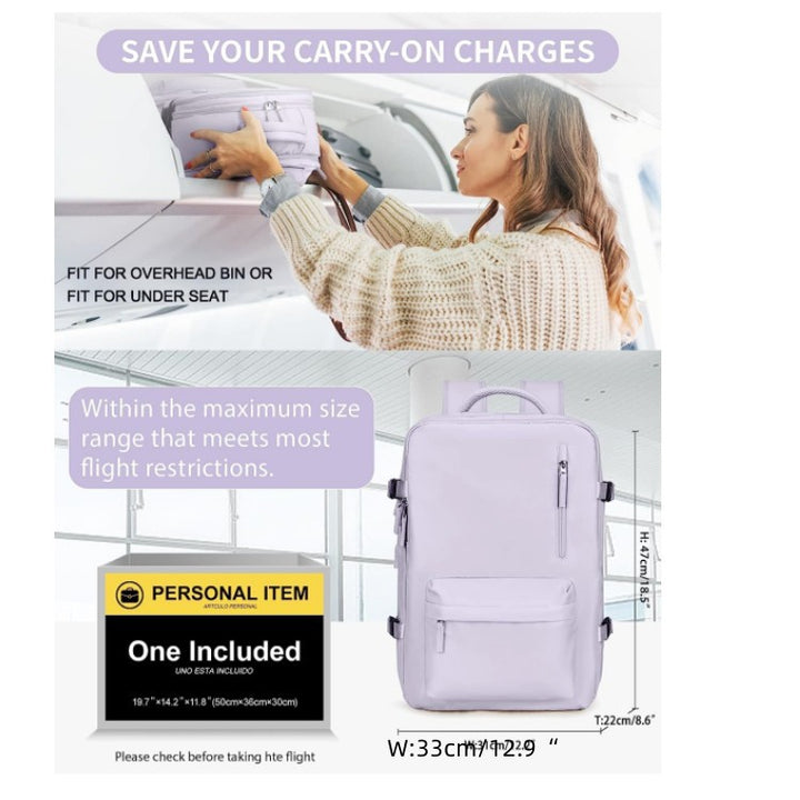 Multi-Functional Travel Backpack with Organizer Compartments Kalsten