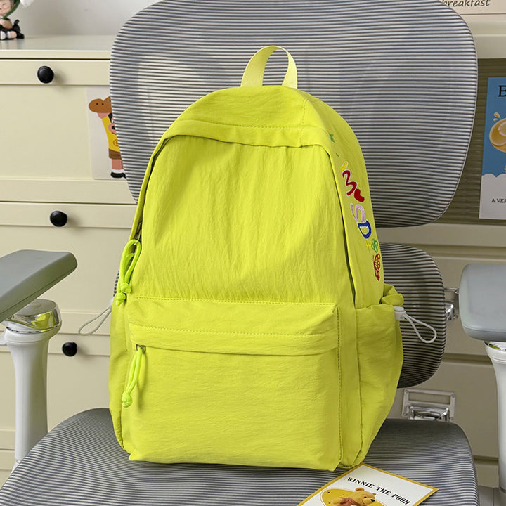Decorative Character-Embellished Casual Backpack Kalsten