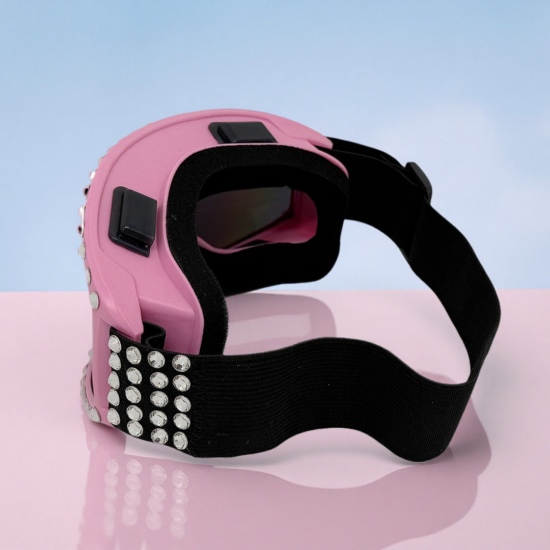 Women's fashionable ski goggles with glittering decorations Kalsten