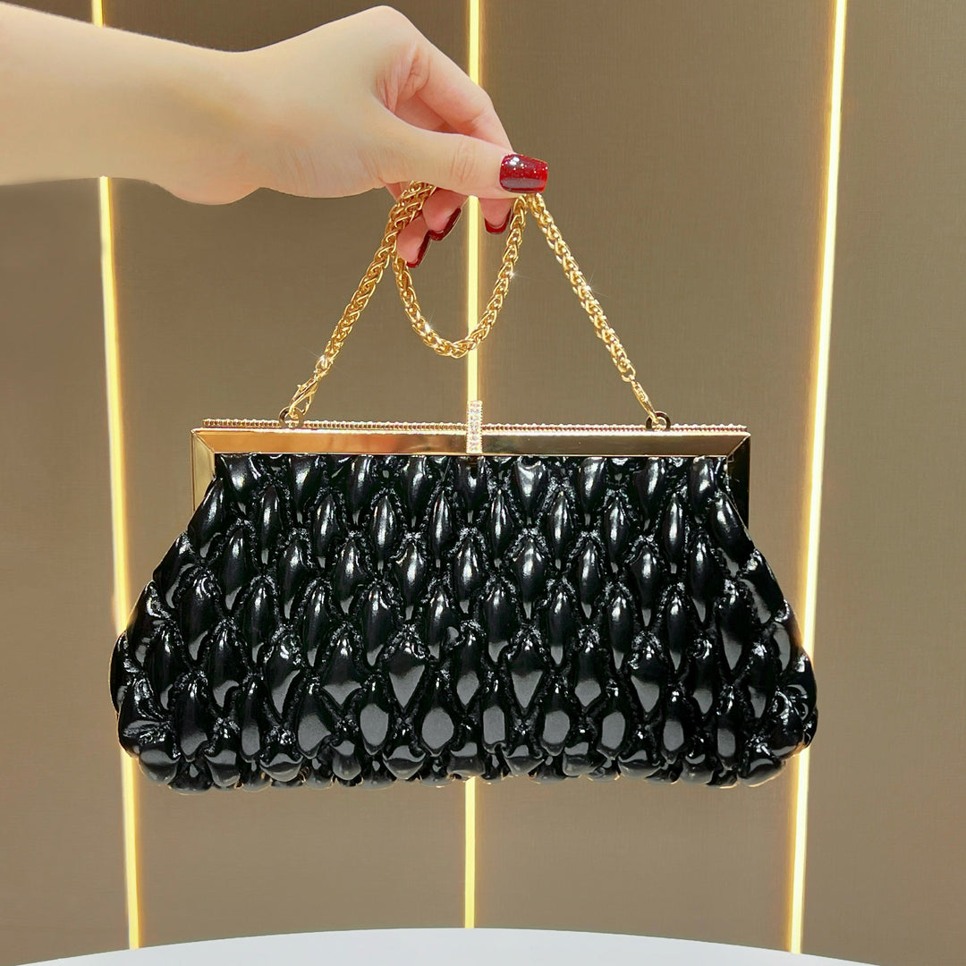 Elegant Textured Evening Handbag