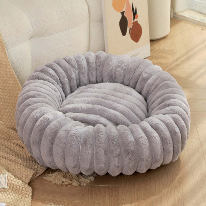 Women Round Cuddle Bed with High Edges Kalsten