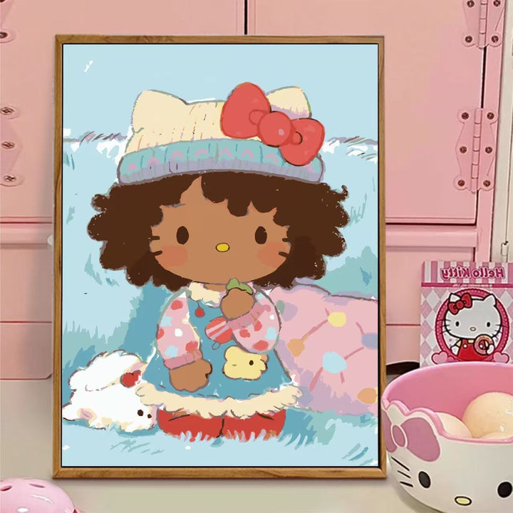 Cute Cartoon Character Canvas Art Kalsten