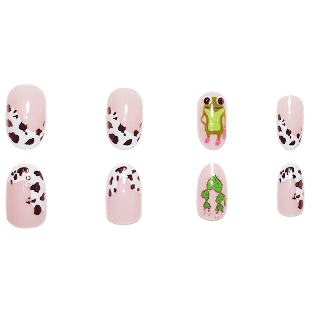Playful Animal-Themed Press-On Nail Art Kalsten