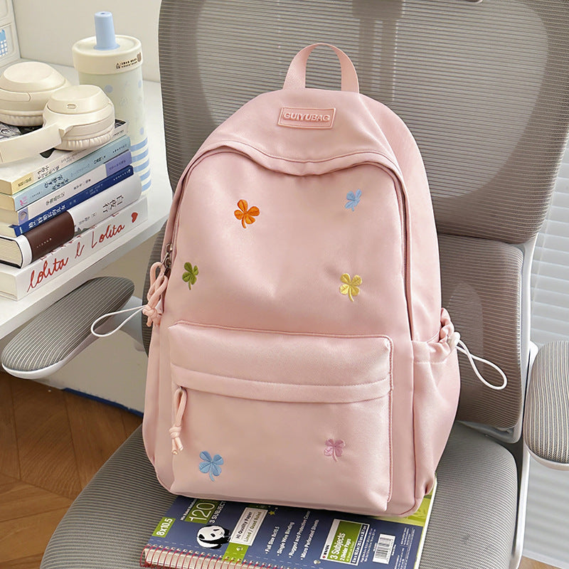Floral Embroidered Casual Backpack Kalsten 1791205343