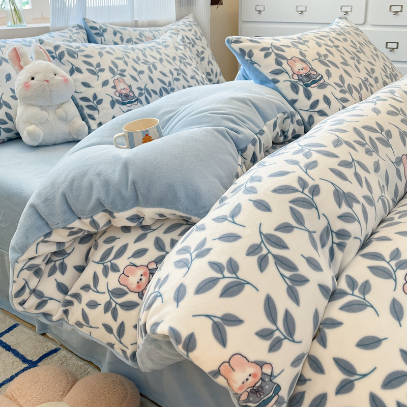 Plush Reversible Microfiber Comforter Set With Oversized Bolstered Body Pillow And Geometric Print