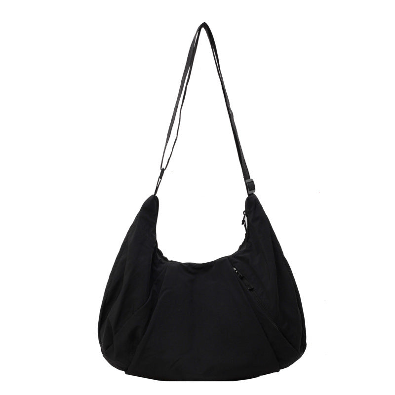 Soft Fabric Casual Shoulder Bag
