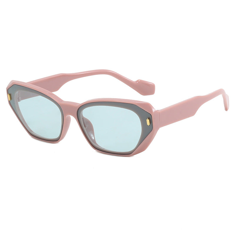 Women’s geometric designer sunglasses with distinctive frame Kalsten