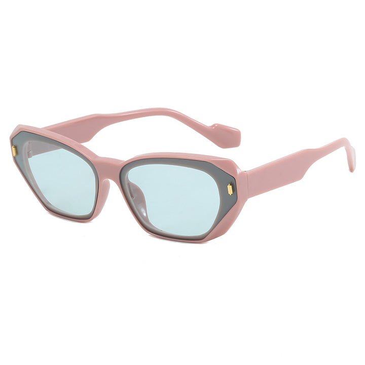 Women’s geometric designer sunglasses with distinctive frame Kalsten