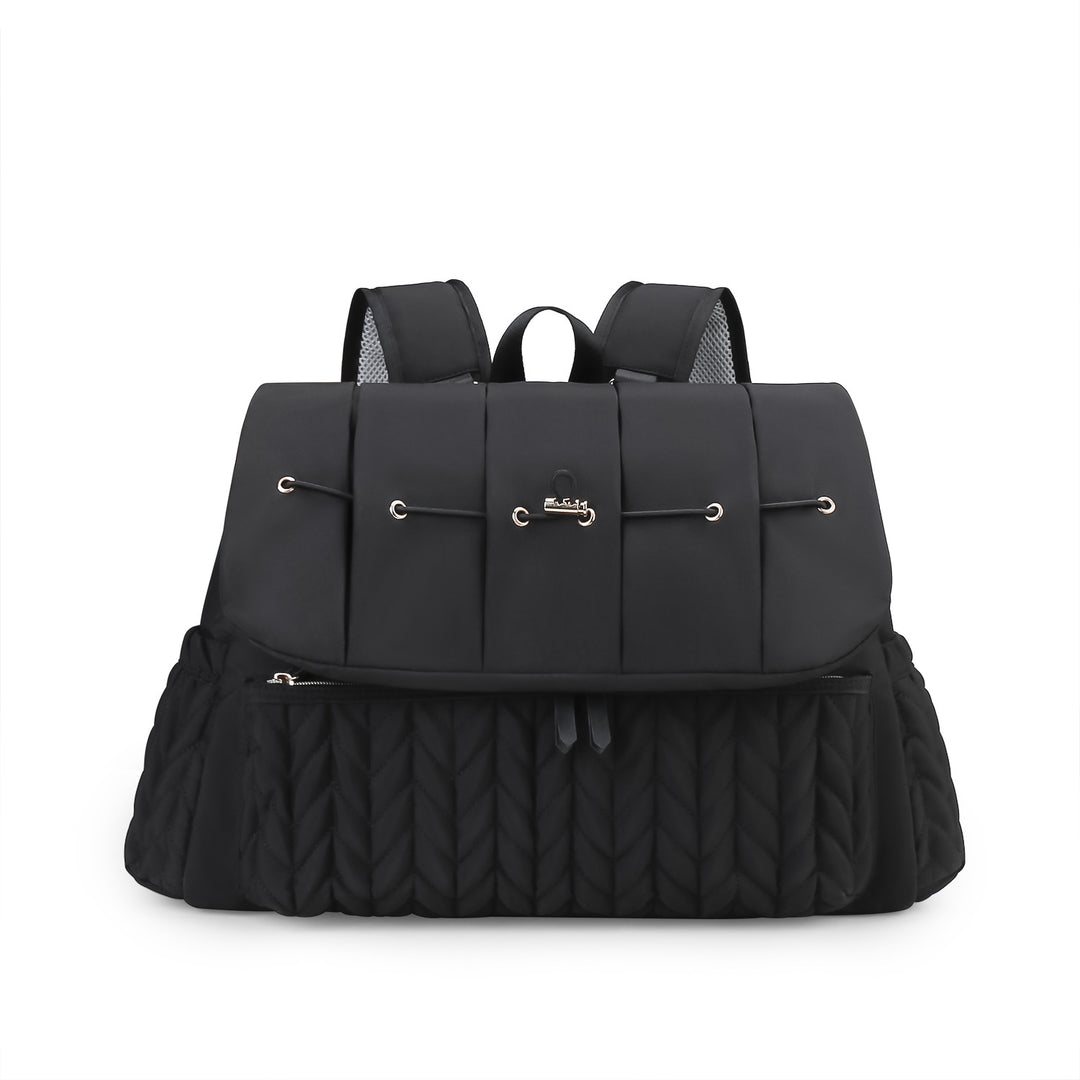 Fashionable backpack with braided design Kalsten