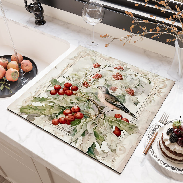 Floral Design Kitchen Surface Protector Kalsten