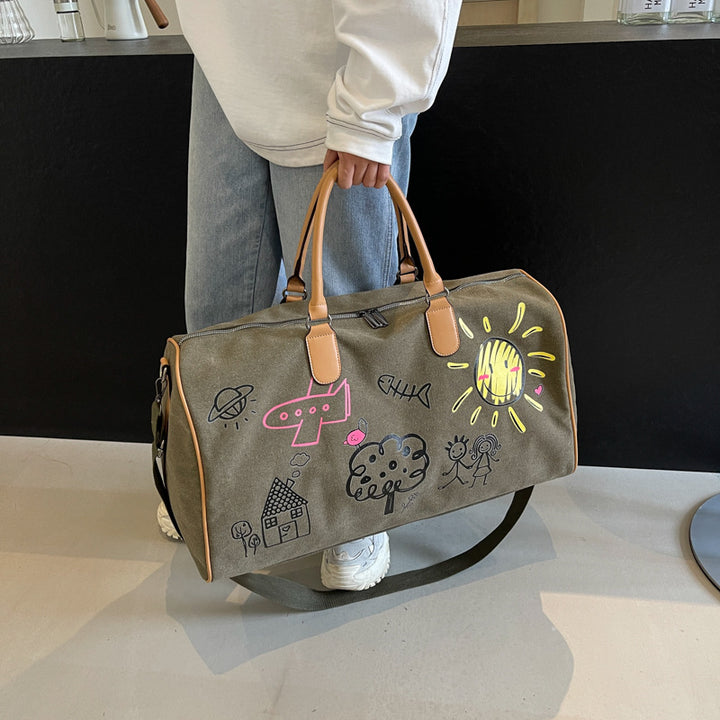 Creative Printed Weekend Duffle Bag