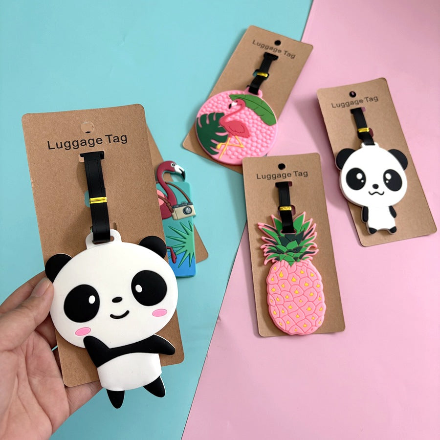 Cute Panda-Themed Luggage Tag Kalsten