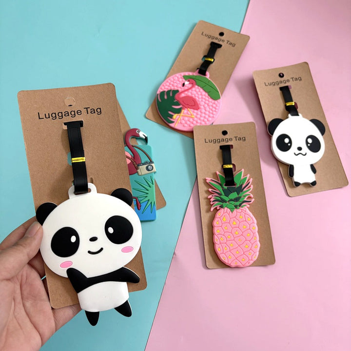 Cute Panda-Themed Luggage Tag Kalsten