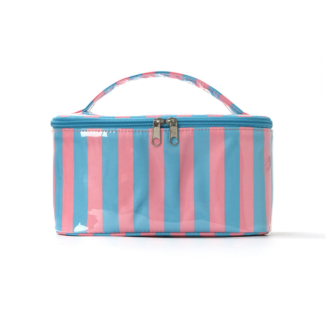 Cosmetic organizer with carry handle and water-repellent coating Kalsten
