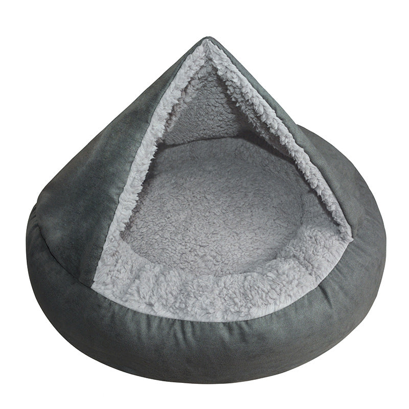 Cozy Triangle-Shaped Dog Bed