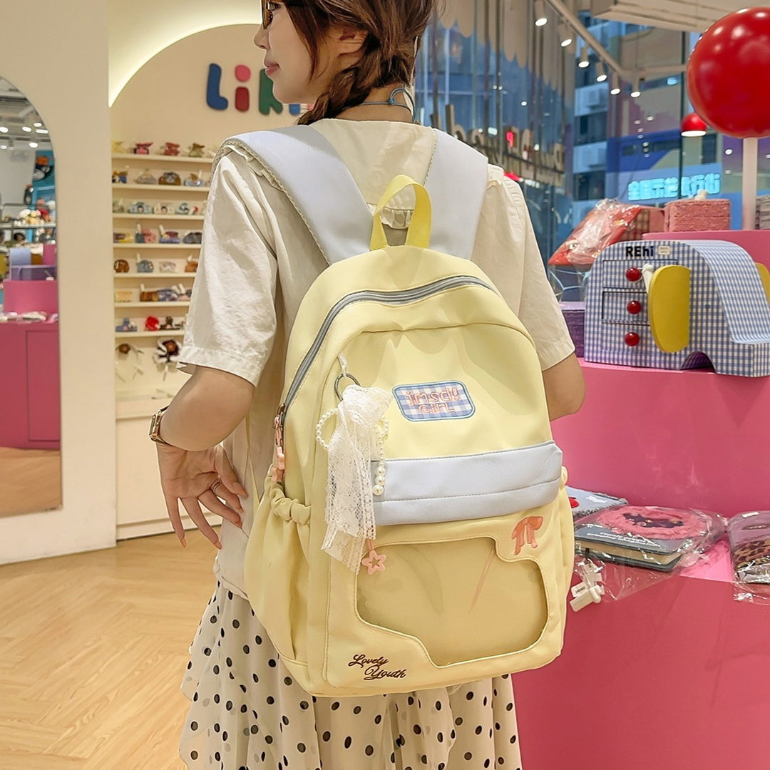 Cute Cartoon-Embellished Mini Backpack Kalsten
