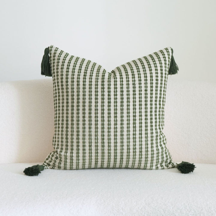 Textured Boho Style Throw Pillow