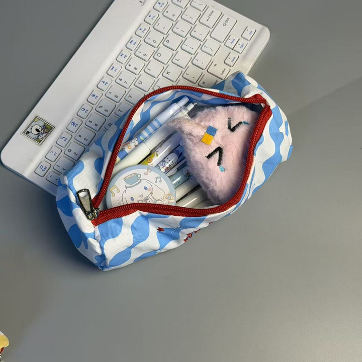 Cute Checkered Pencil Case
