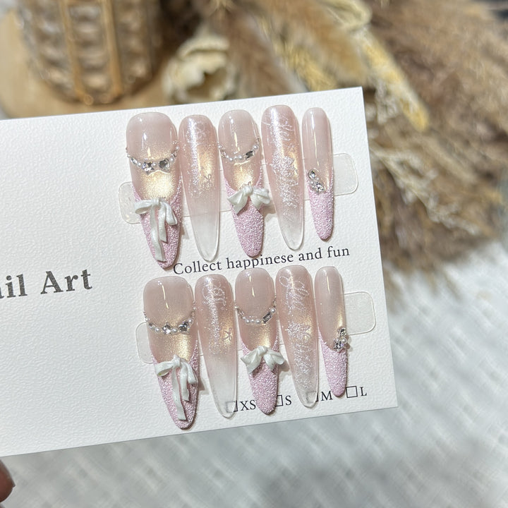 Elegant Stiletto Nail Art Extensions Kalsten