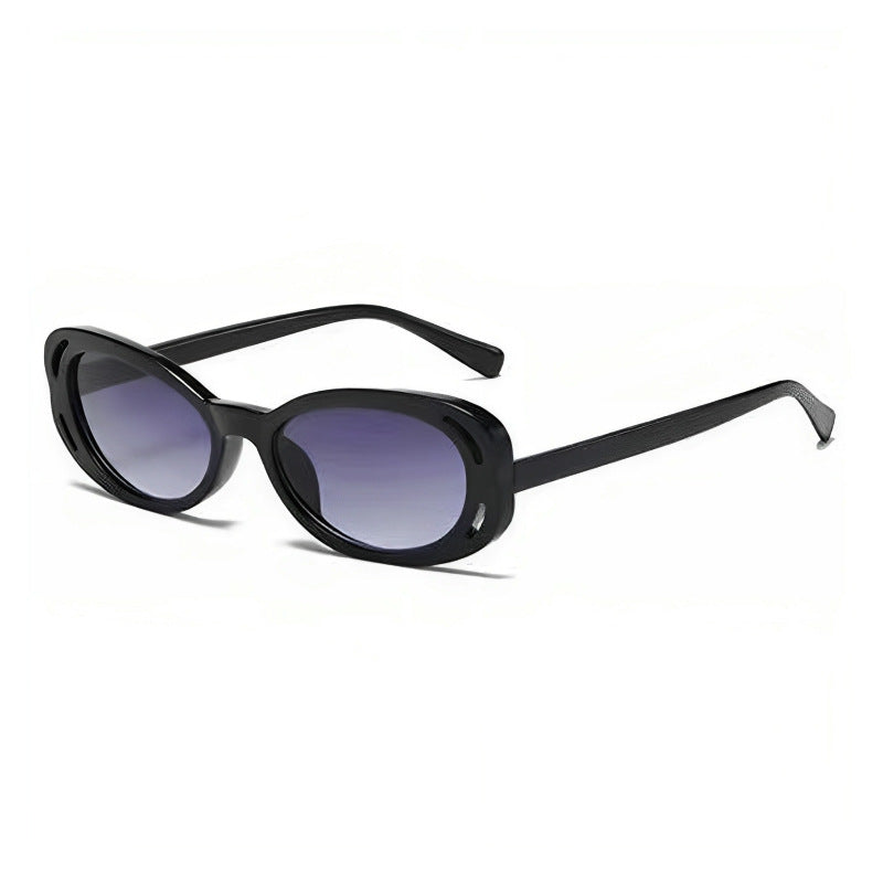 Ladies Cat-Eye Sunglasses with elegant, transparent frame and UV protection Kalsten