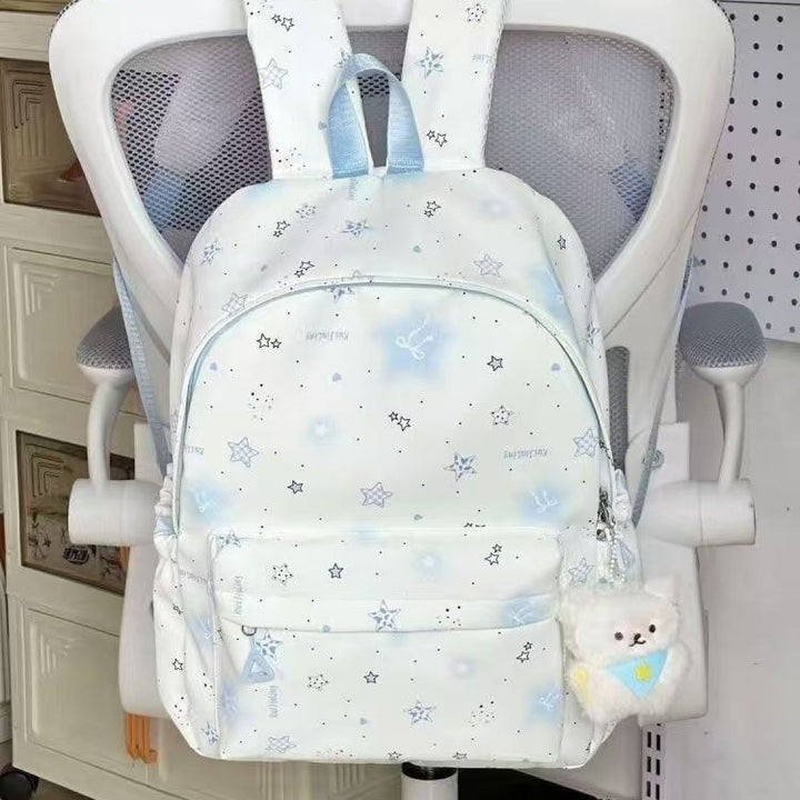 School backpack with playful star design and multiple compartments Kalsten