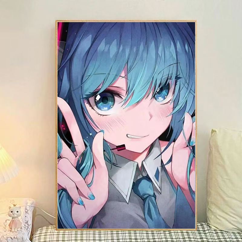 Anime-Themed Illustrated Canvas Art Print Kalsten