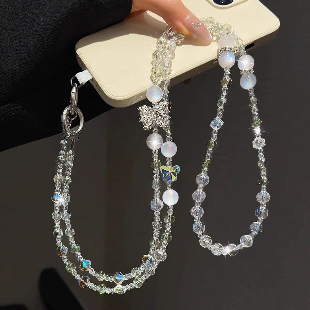 Elegant Beaded Phone Lanyard Kalsten