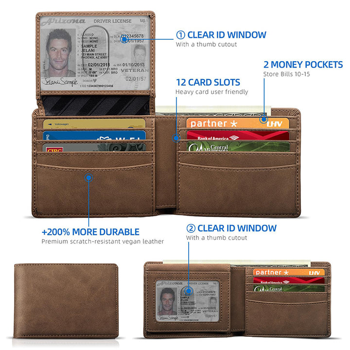 Slim Leather Wallet Kalsten