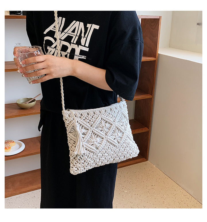 Handcrafted Woven Crossbody Purse