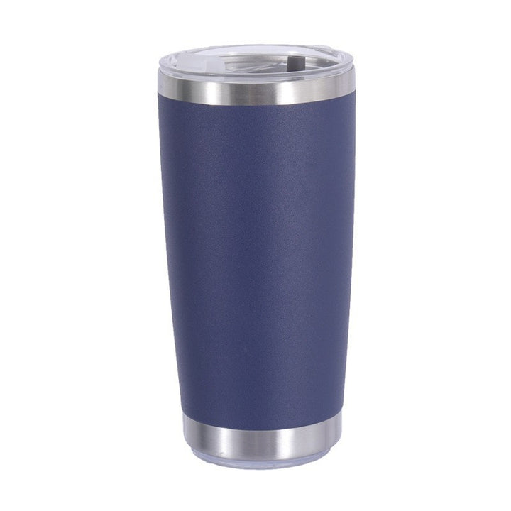 Vacuum Insulated Stainless Steel Travel Tumbler With Spill-Resistant Slider Lid And Tapered Cupholder Fit