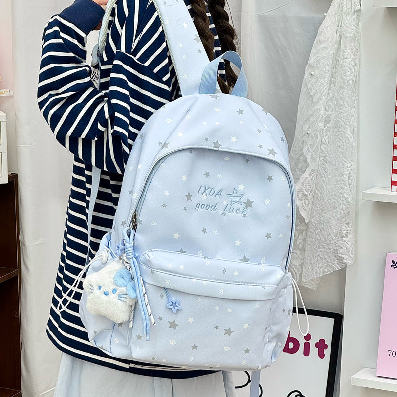 Star Patterned School Backpack Kalsten