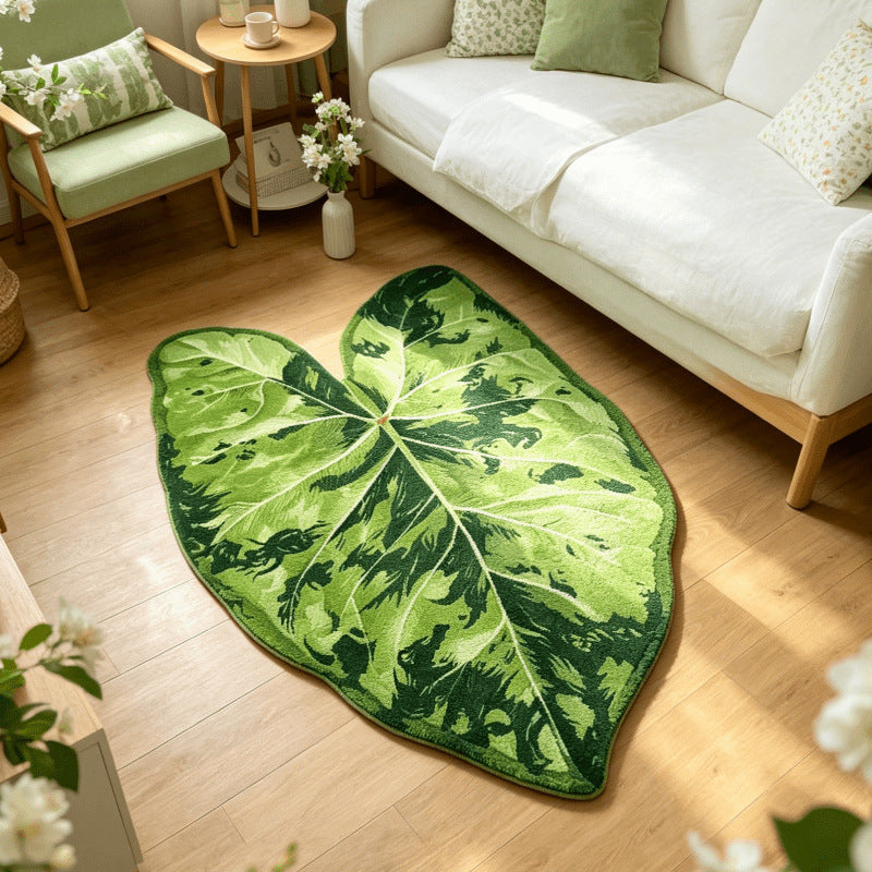 Plush Floral Bath Mat