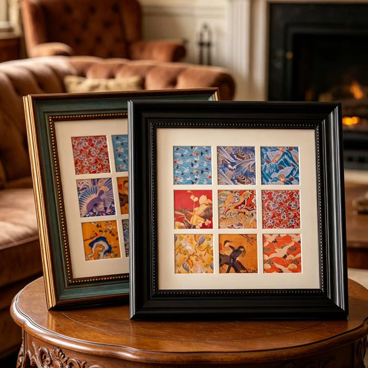 Artistic Framed Japanese Cultural Art Display