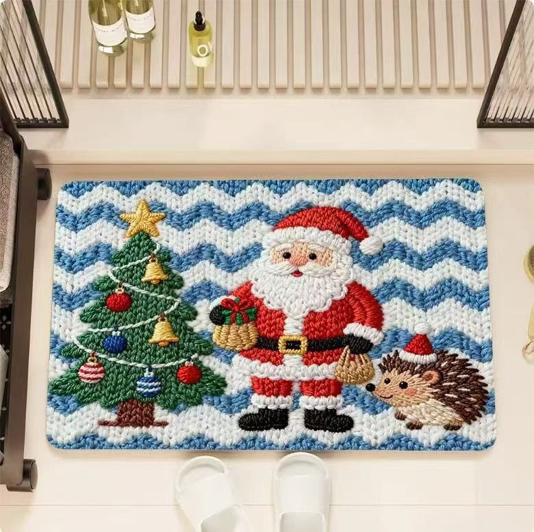 Christmas-Themed Decorative Mat