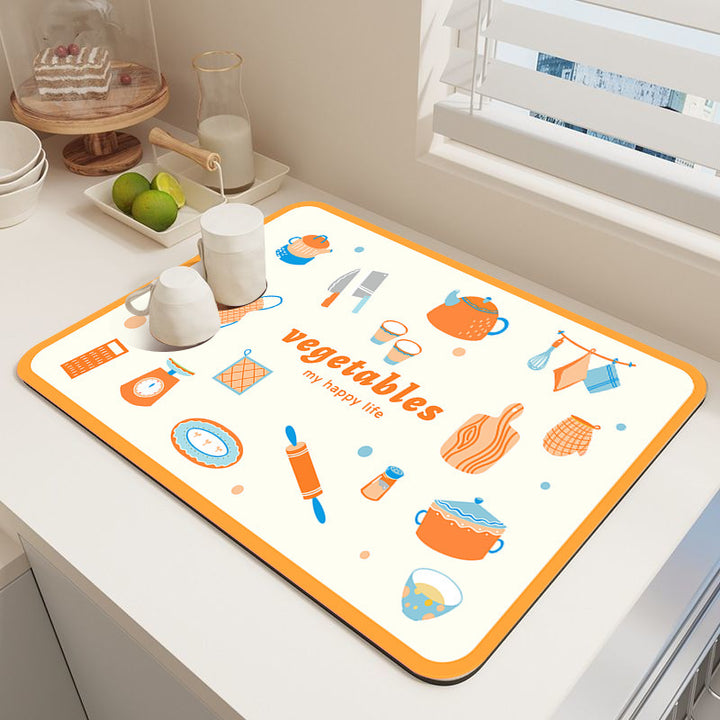 Dessert-Themed Kitchen Mat Kalsten