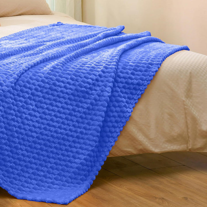 Luxurious Plush Popcorn Texture Throw Blanket