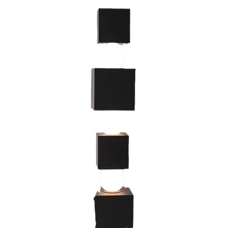 Modern Stacked Geometric Floor Lamp