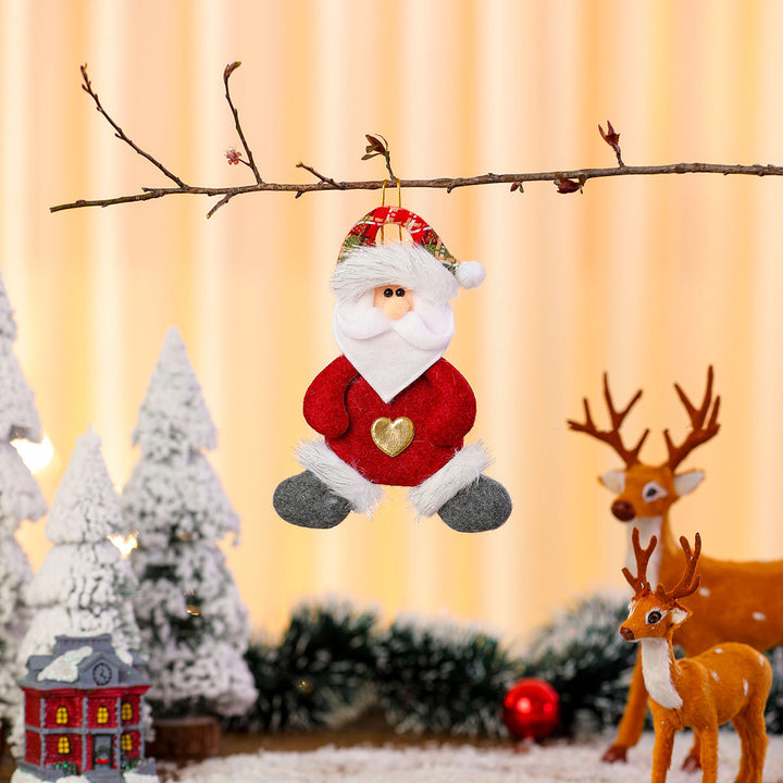 Decorative Plush Santa Ornament Kalsten