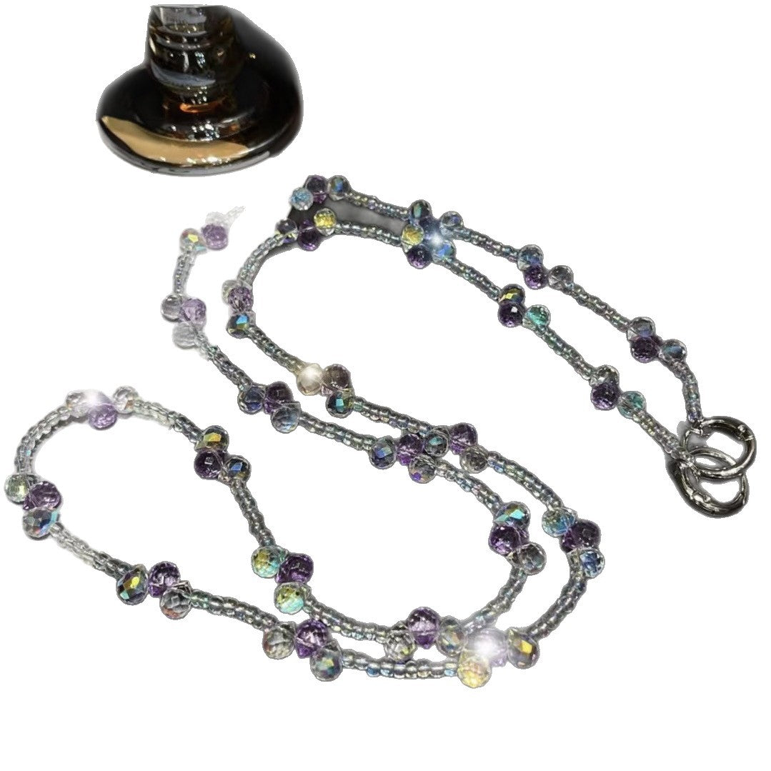 Elegant Crystal Beaded Eyewear Chain Kalsten