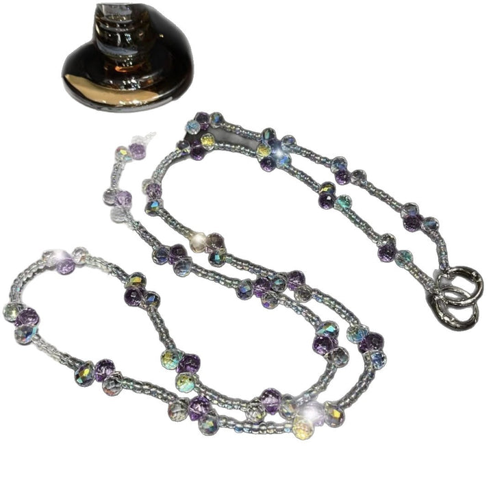 Elegant Crystal Beaded Eyewear Chain Kalsten