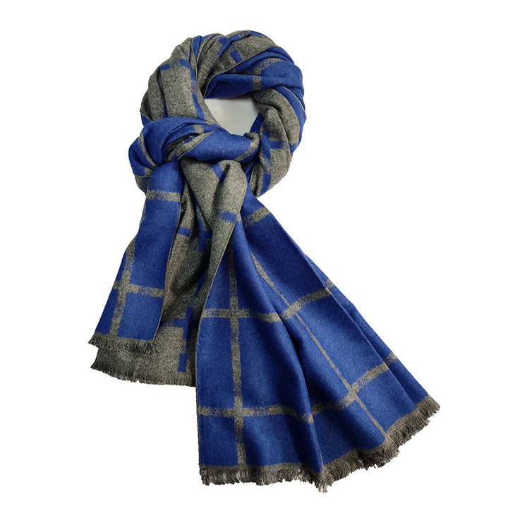 Ladies Elegant and Warm Scarf with Geometric Pattern Kalsten