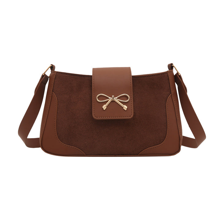 Stylish Faux Suede Handbag Kalsten