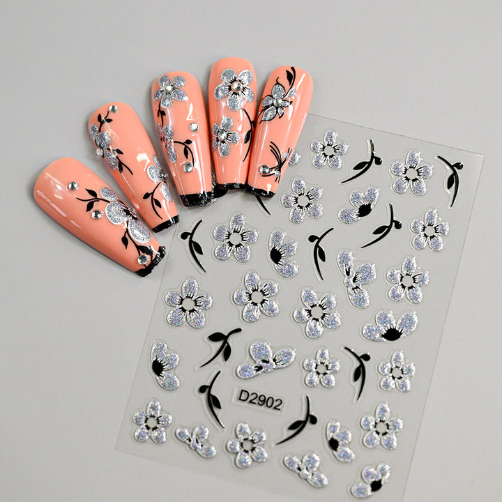 Floral Nail Art Transfer Stickers