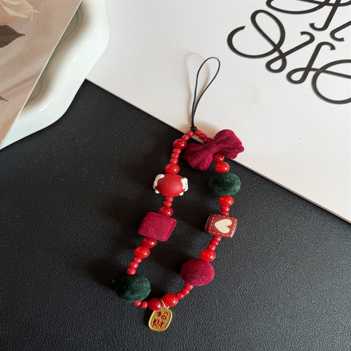 Playful Beaded Phone Charm Kalsten