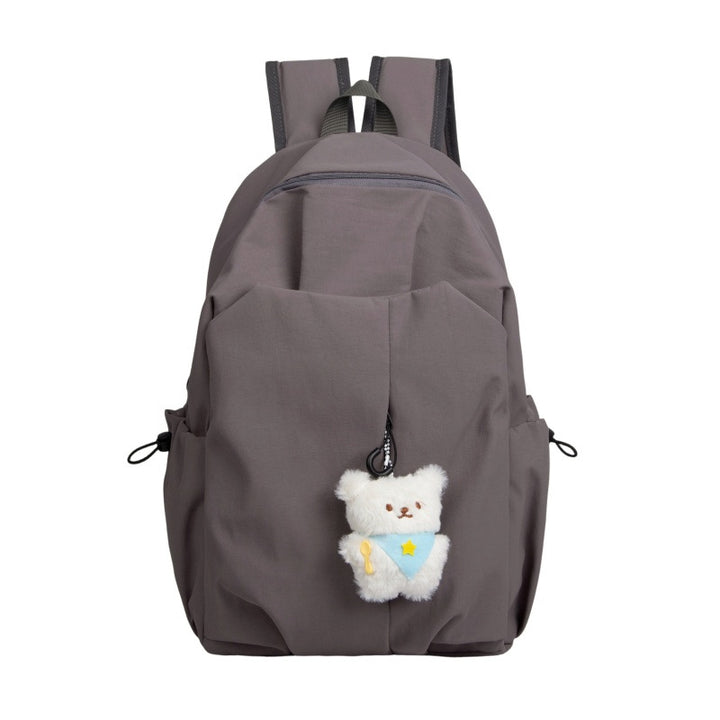 Backpack with High-Quality Craftsmanship and Cute Teddy Pendant Kalsten