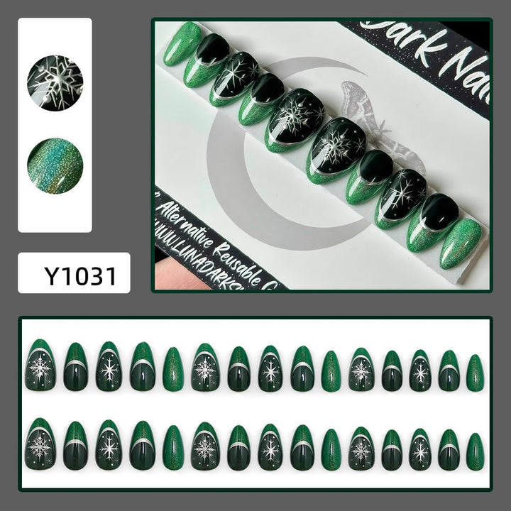 High-quality artificial nails in winter design Kalsten