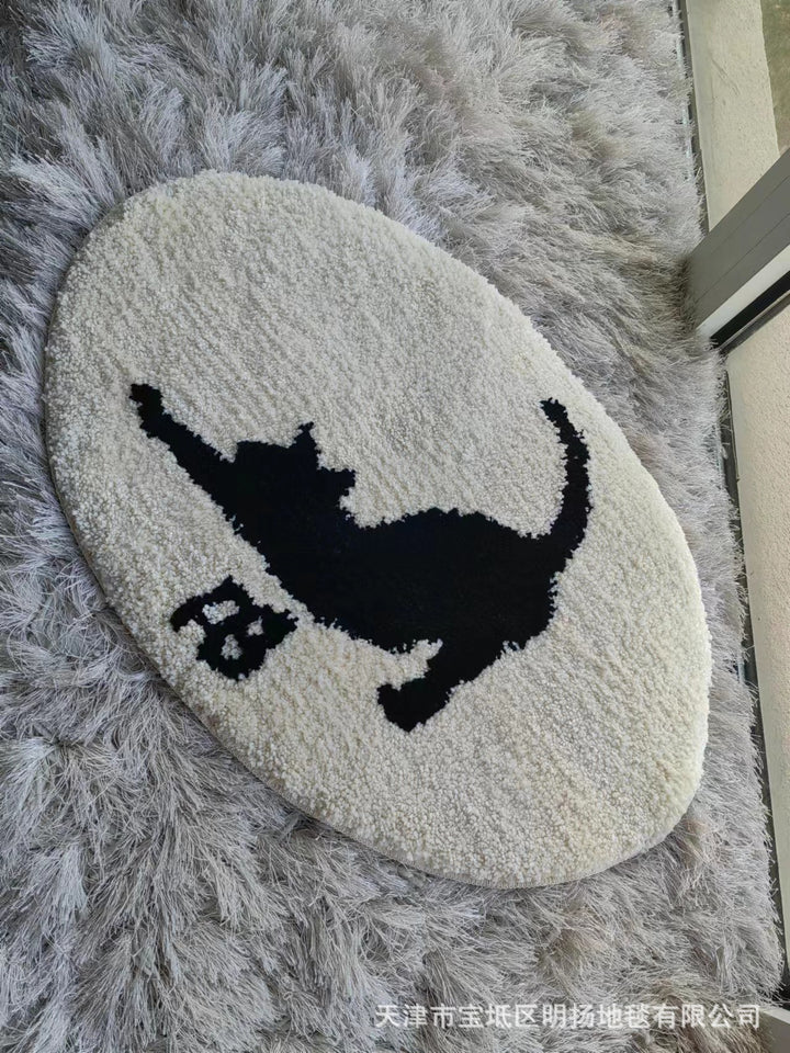 Animal Silhouette Decorative Kalsten Rug
