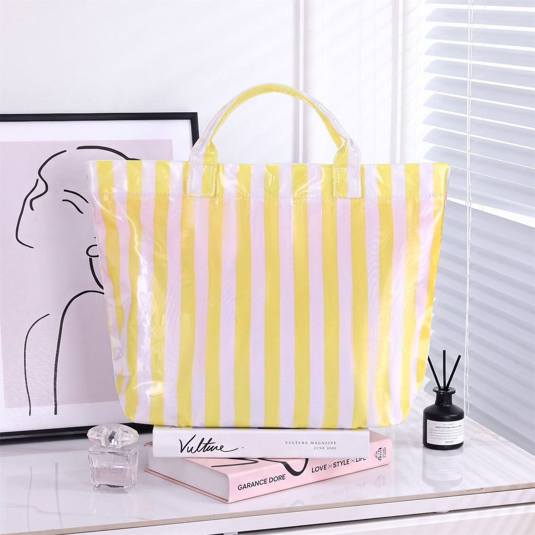 Large Stylish Striped Tote Bag Kalsten